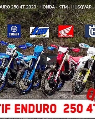 comparatif 250 4t 2020