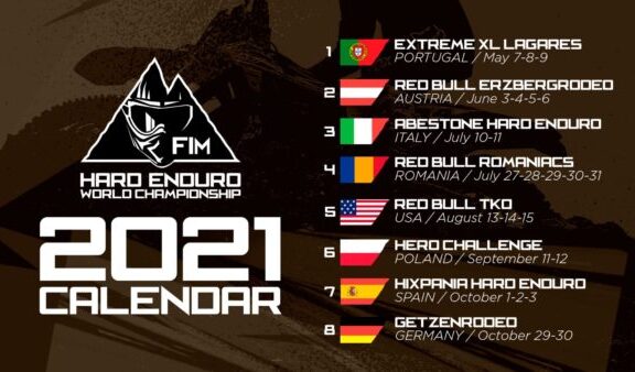 calendrier officiel extrême