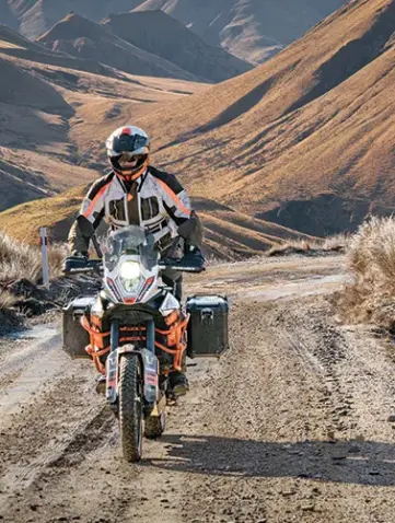 pneus d'enduro sur trail