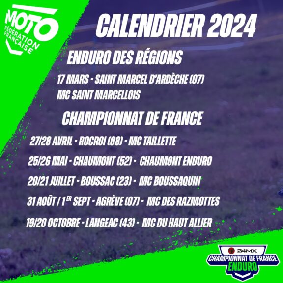 calendrier 2024