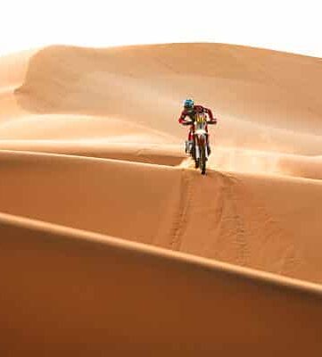 « Nacho » a toujours gagné au moins une étape sur le Dakar version Arabie Saoudite. Crédit : A.S.O./DPPI/F.Gooden