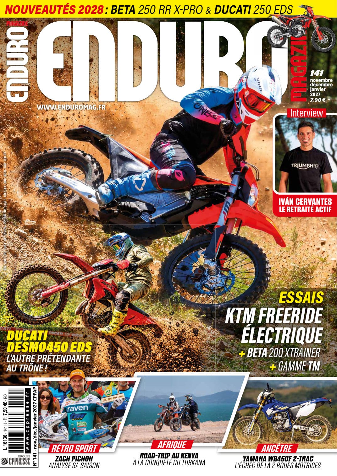 Couverture d'Enduro Magazine n°141